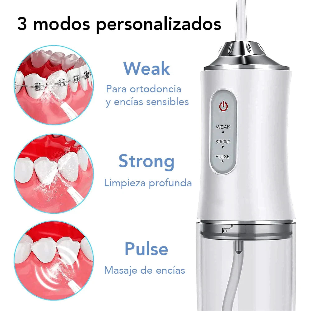 Irrigador Limpiador de dientes Recargable