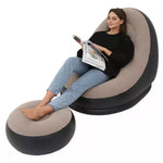 SILLON SOFA INFLABLE CON REPOSAPIES