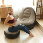 SILLON SOFA INFLABLE CON REPOSAPIES