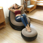 SILLON SOFA INFLABLE CON REPOSAPIES