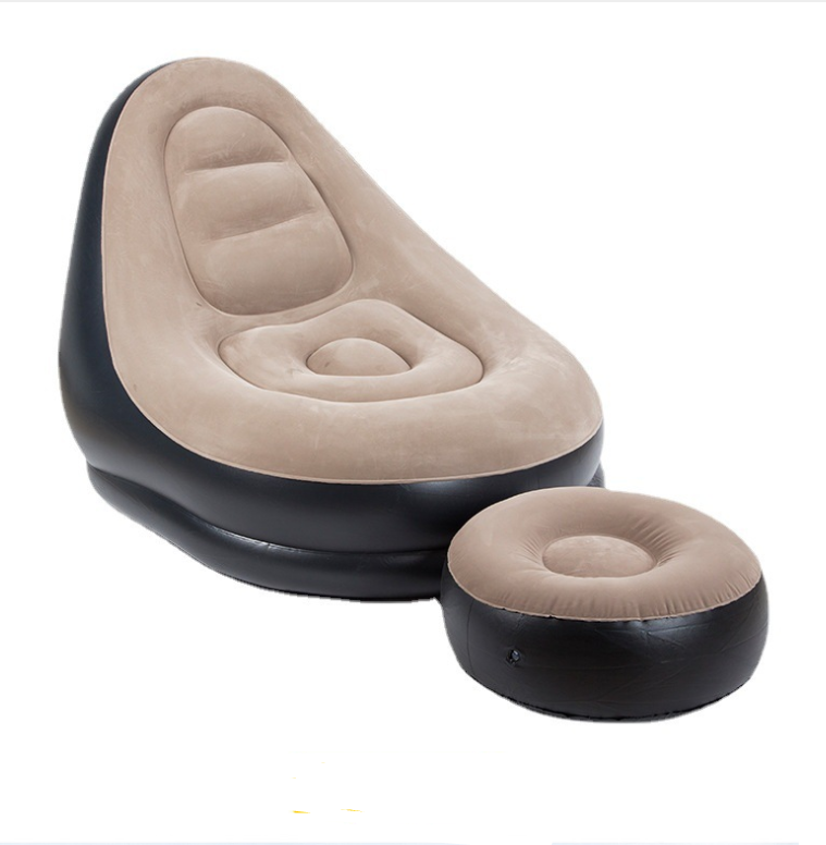 SILLON SOFA INFLABLE CON REPOSAPIES